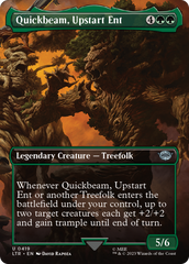 Quickbeam, Upstart Ent (Borderless Alternate Art) [The Lord of the Rings: Tales of Middle-Earth] | Cards and Coasters CA