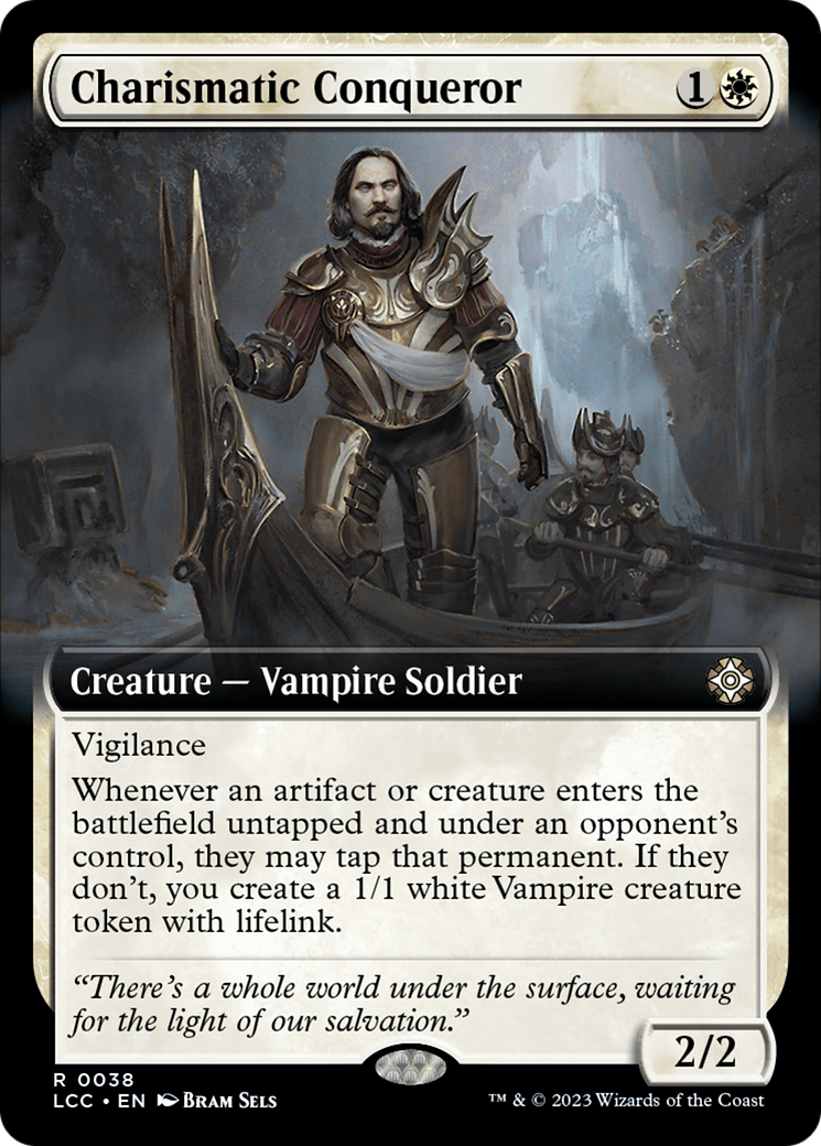 Charismatic Conqueror (Extended Art) [The Lost Caverns of Ixalan Commander] | Cards and Coasters CA