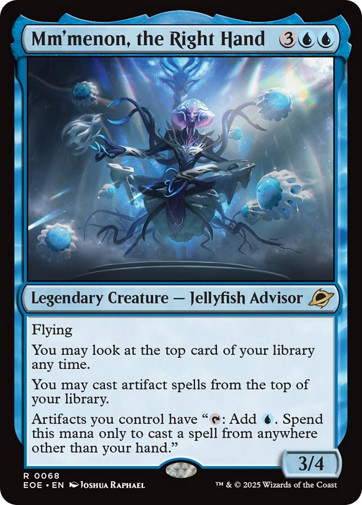 Mm'menon, the Right Hand [Edge of Eternities] | Cards and Coasters CA