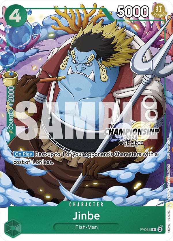 Jinbe (CS 2024 Event Pack Finalist) [One Piece Promotion Cards] | Cards and Coasters CA