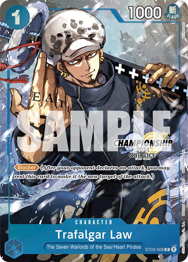 Trafalgar Law (ST03-008) (CS 2024 Event Pack Finalist) [One Piece Promotion Cards] | Cards and Coasters CA