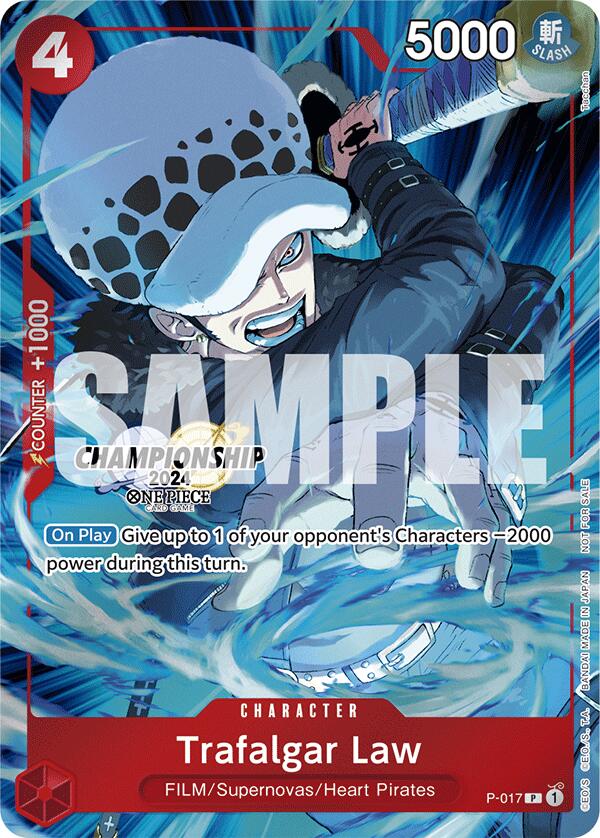 Trafalgar Law (CS 2024 Celebration Pack) [One Piece Promotion Cards] | Cards and Coasters CA