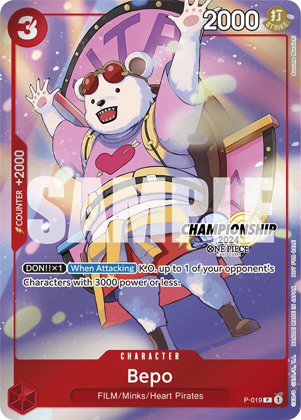 Bepo (CS 2024 Celebration Pack) [One Piece Promotion Cards] | Cards and Coasters CA