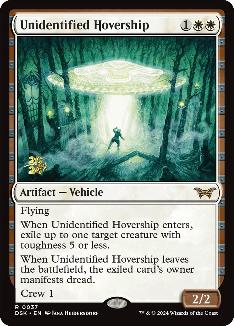 Unidentified Hovership [Duskmourn: House of Horror Prerelease Promos] | Cards and Coasters CA