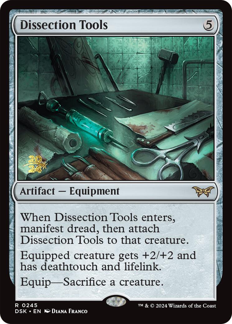 Dissection Tools [Duskmourn: House of Horror Prerelease Promos] | Cards and Coasters CA