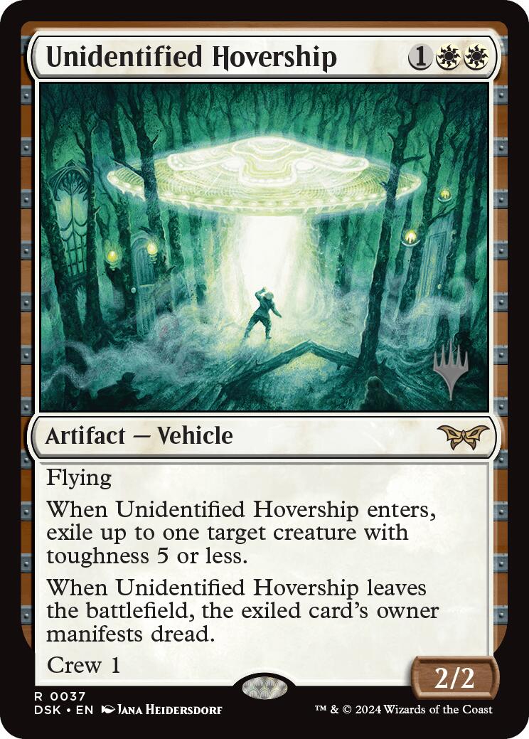 Unidentified Hovership [Duskmourn: House of Horror Promos] | Cards and Coasters CA