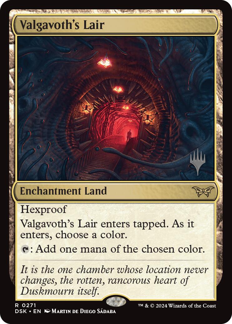 Valgavoth's Lair [Duskmourn: House of Horror Promos] | Cards and Coasters CA