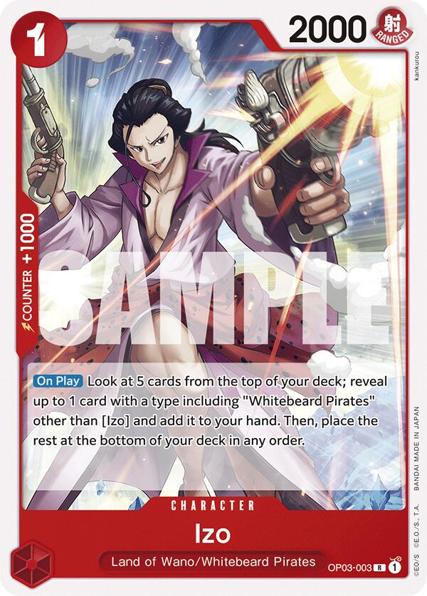 Izo [Starter Deck: RED Edward.Newgate] | Cards and Coasters CA