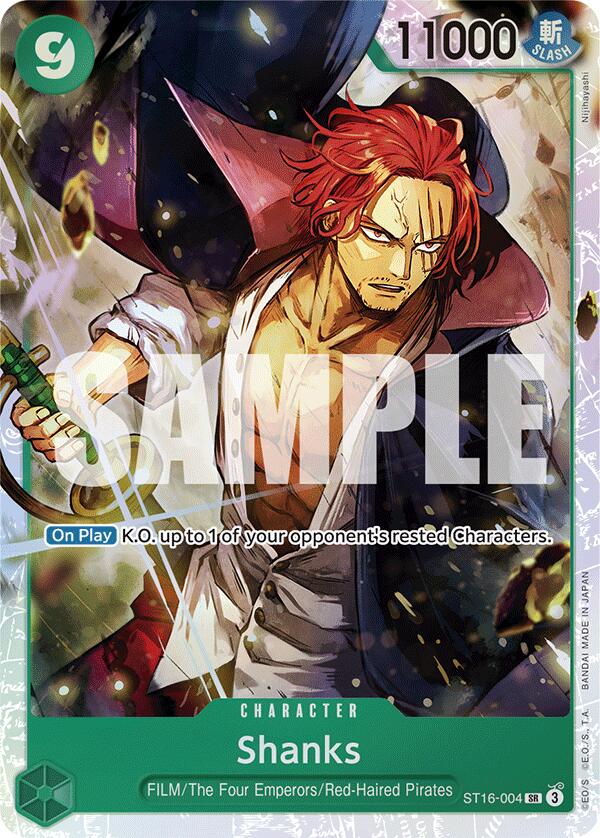 Shanks [Starter Deck: GREEN Uta] | Cards and Coasters CA