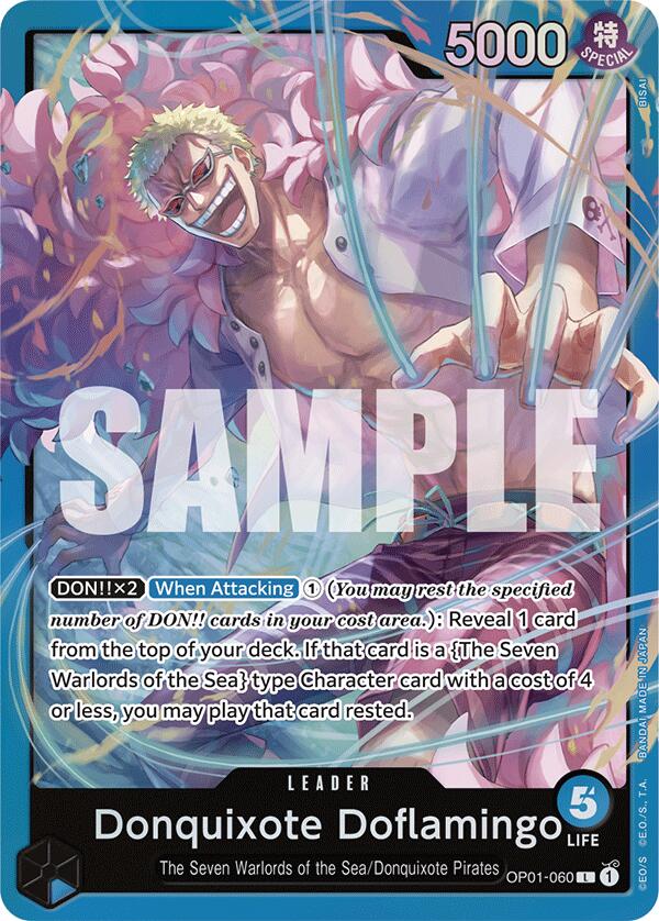 Donquixote Doflamingo [Starter Deck: BLUE Donquixote Doflamingo] | Cards and Coasters CA