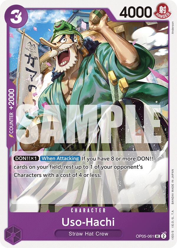 Uso-Hachi [Starter Deck: PURPLE Monkey.D.Luffy] | Cards and Coasters CA