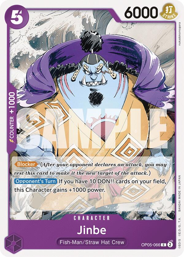 Jinbe [Starter Deck: PURPLE Monkey.D.Luffy] | Cards and Coasters CA