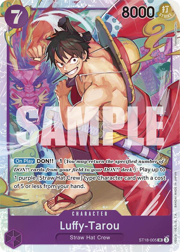 Luffy-Tarou [Starter Deck: PURPLE Monkey.D.Luffy] | Cards and Coasters CA