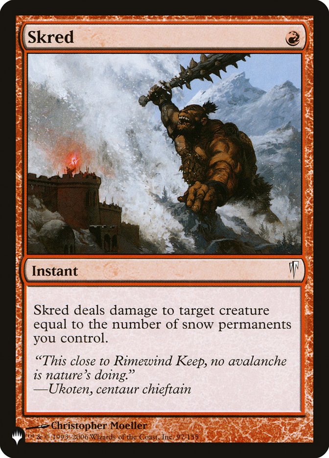 Skred [The List] | Cards and Coasters CA