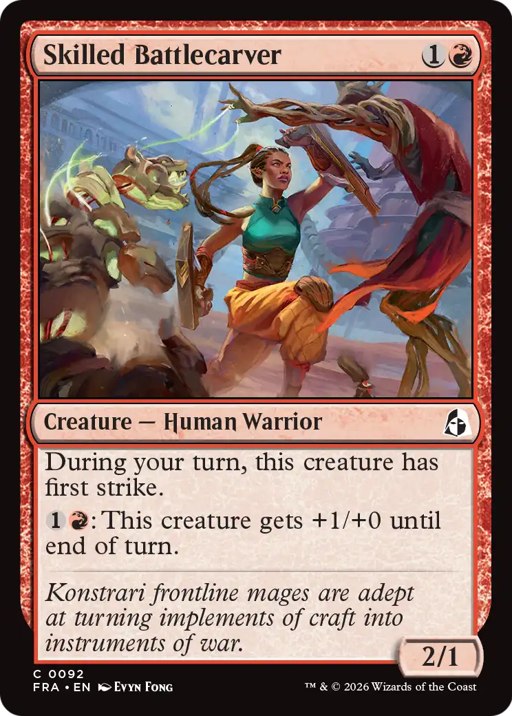 Skilled Battlecarver [Reality Fracture] | Cards and Coasters CA