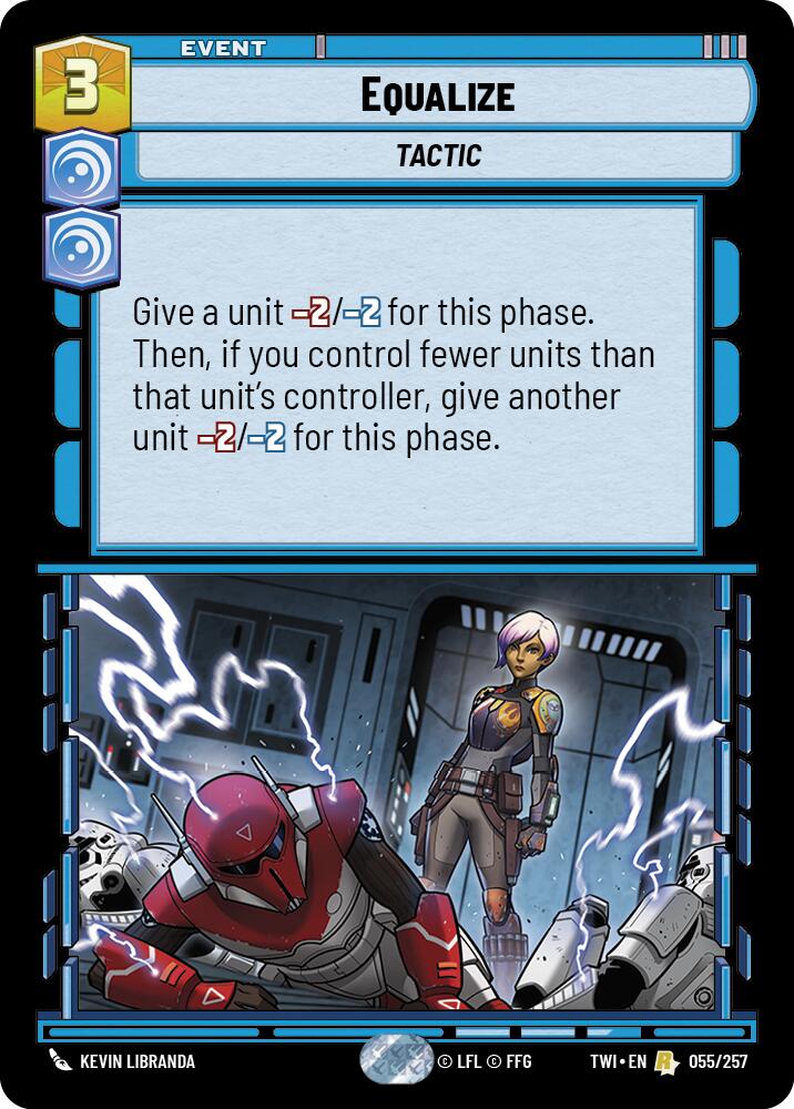 Equalize (055/257) (055/257) [Twilight of the Republic] | Cards and Coasters CA