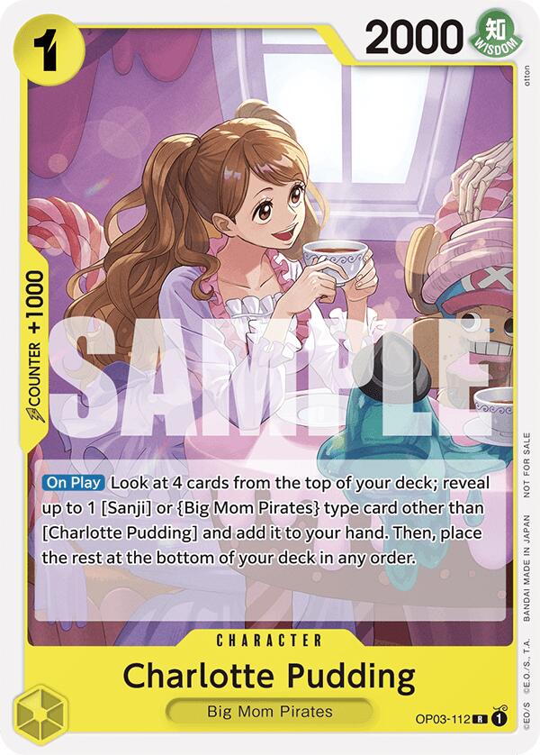 Charlotte Pudding (Tournament Pack 2024 Oct.-Dec.) [One Piece Promotion Cards] | Cards and Coasters CA