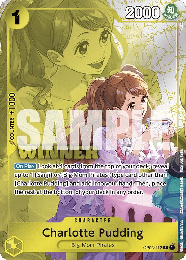 Charlotte Pudding (Winner Pack 2024 Oct.-Dec.) [One Piece Promotion Cards] | Cards and Coasters CA