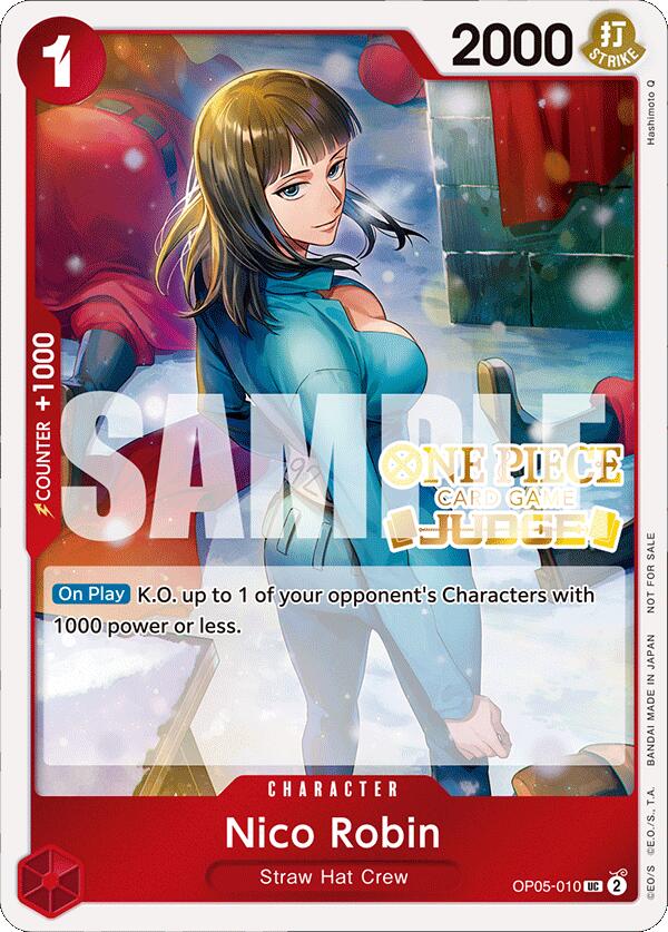 Nico Robin (Judge Pack Vol. 4) [One Piece Promotion Cards] | Cards and Coasters CA