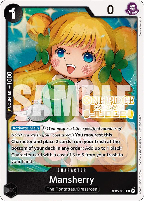 Mansherry (Judge Pack Vol. 4) [One Piece Promotion Cards] | Cards and Coasters CA