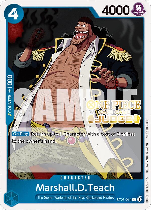 Marshall.D.Teach (Judge Pack Vol. 4) [One Piece Promotion Cards] | Cards and Coasters CA