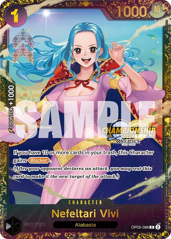 Nefeltari Vivi (October Championship 2024 Store Regionals) [One Piece Promotion Cards] | Cards and Coasters CA