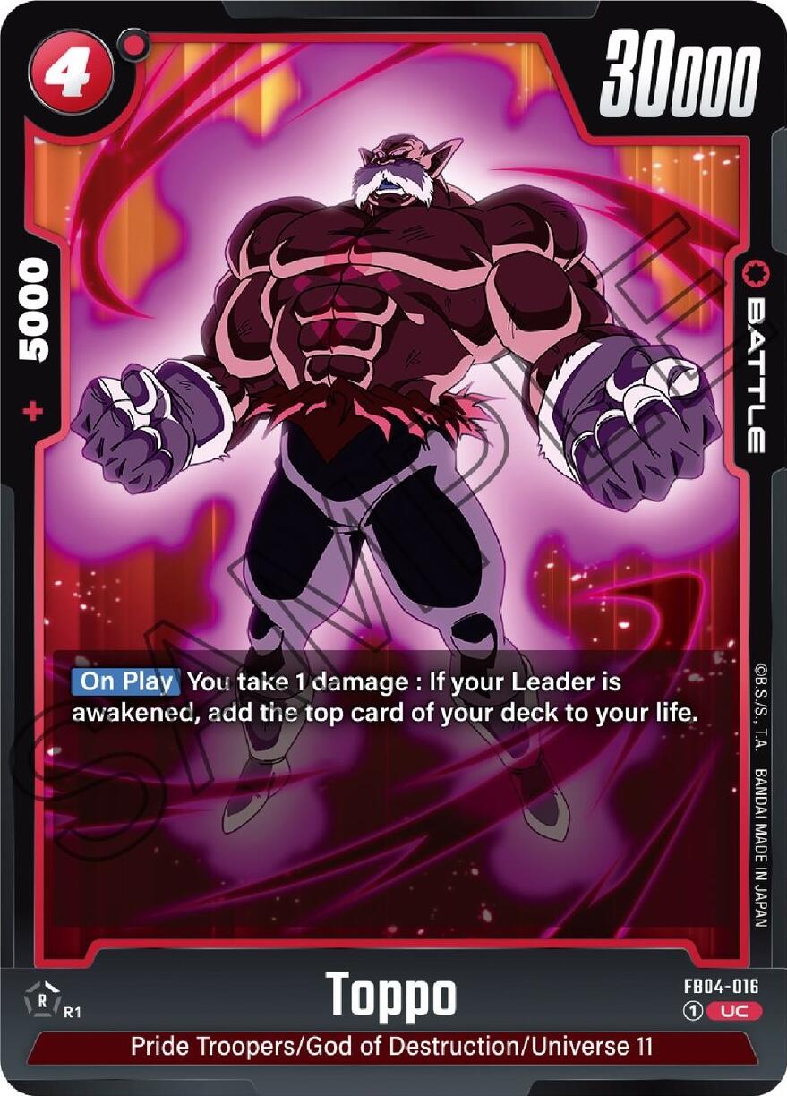 Toppo [Ultra Limit] | Cards and Coasters CA