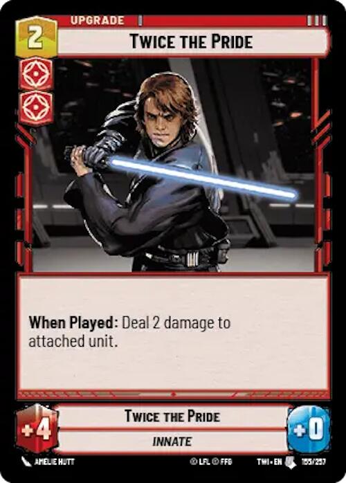 Twice the Pride (155/257) (155/257) [Twilight of the Republic] | Cards and Coasters CA