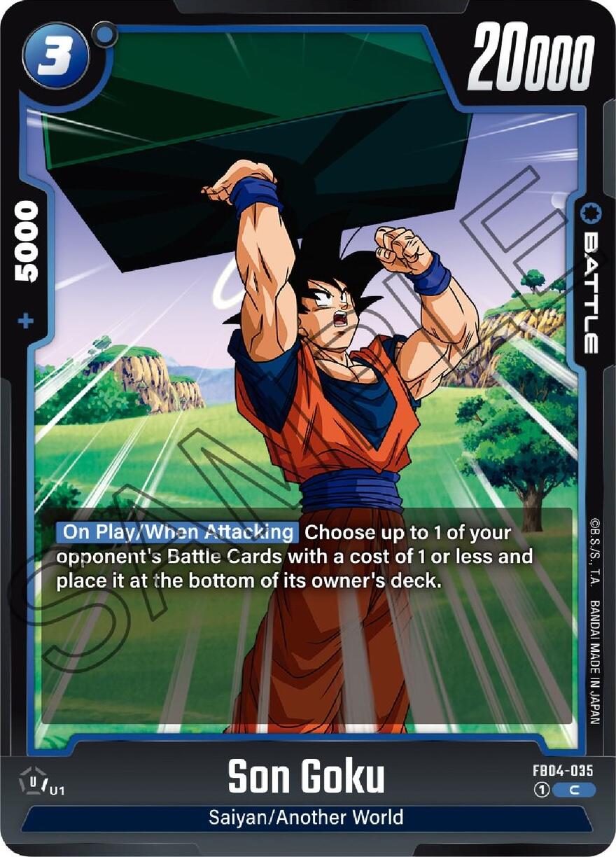Son Goku (FB04-035) [Ultra Limit] | Cards and Coasters CA