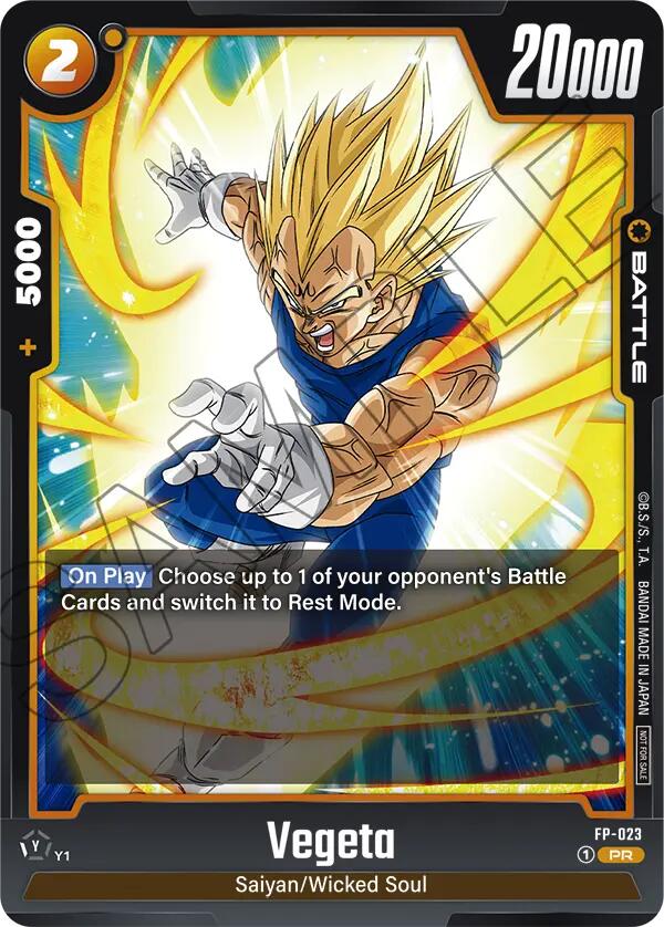 Vegeta (FP-023) [Fusion World Promotion Cards] | Cards and Coasters CA