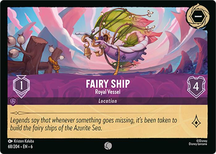 Fairy Ship - Royal Vessel (68/204) [Azurite Sea] | Cards and Coasters CA