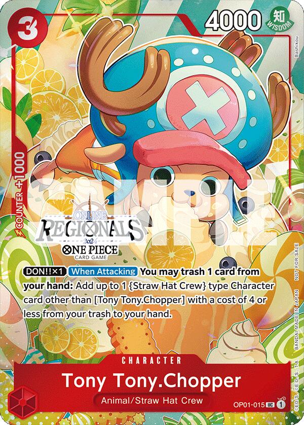 Tony Tony.Chopper (Online Regional 2024 Vol. 3) [One Piece Promotion Cards] | Cards and Coasters CA