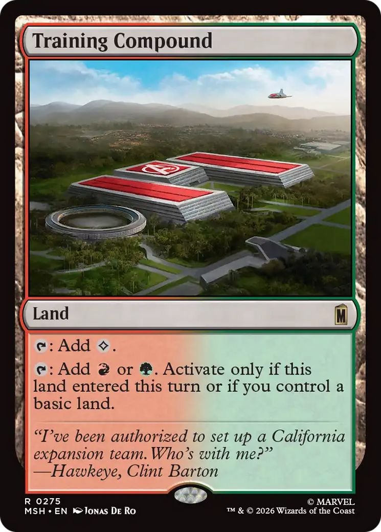 Training Compound [Marvel Super Heroes] | Cards and Coasters CA