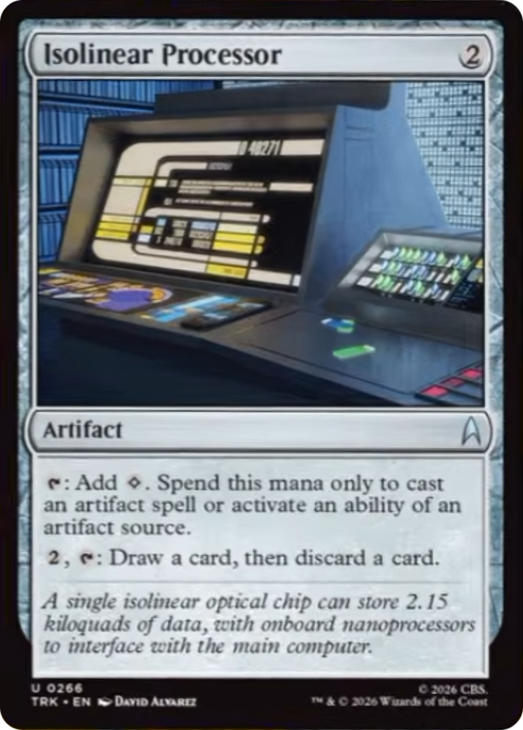 Isolinear Processor [Star Trek] | Cards and Coasters CA