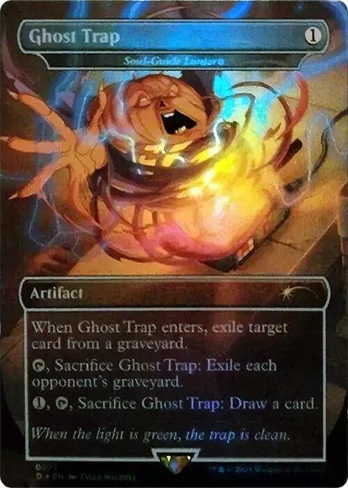 Ghost Trap - Soul-Guide Lantern (Rainbow Foil) [Secret Lair Drop Series] | Cards and Coasters CA