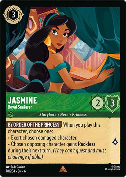 Jasmine - Royal Seafarer (70/204) [Azurite Sea] | Cards and Coasters CA