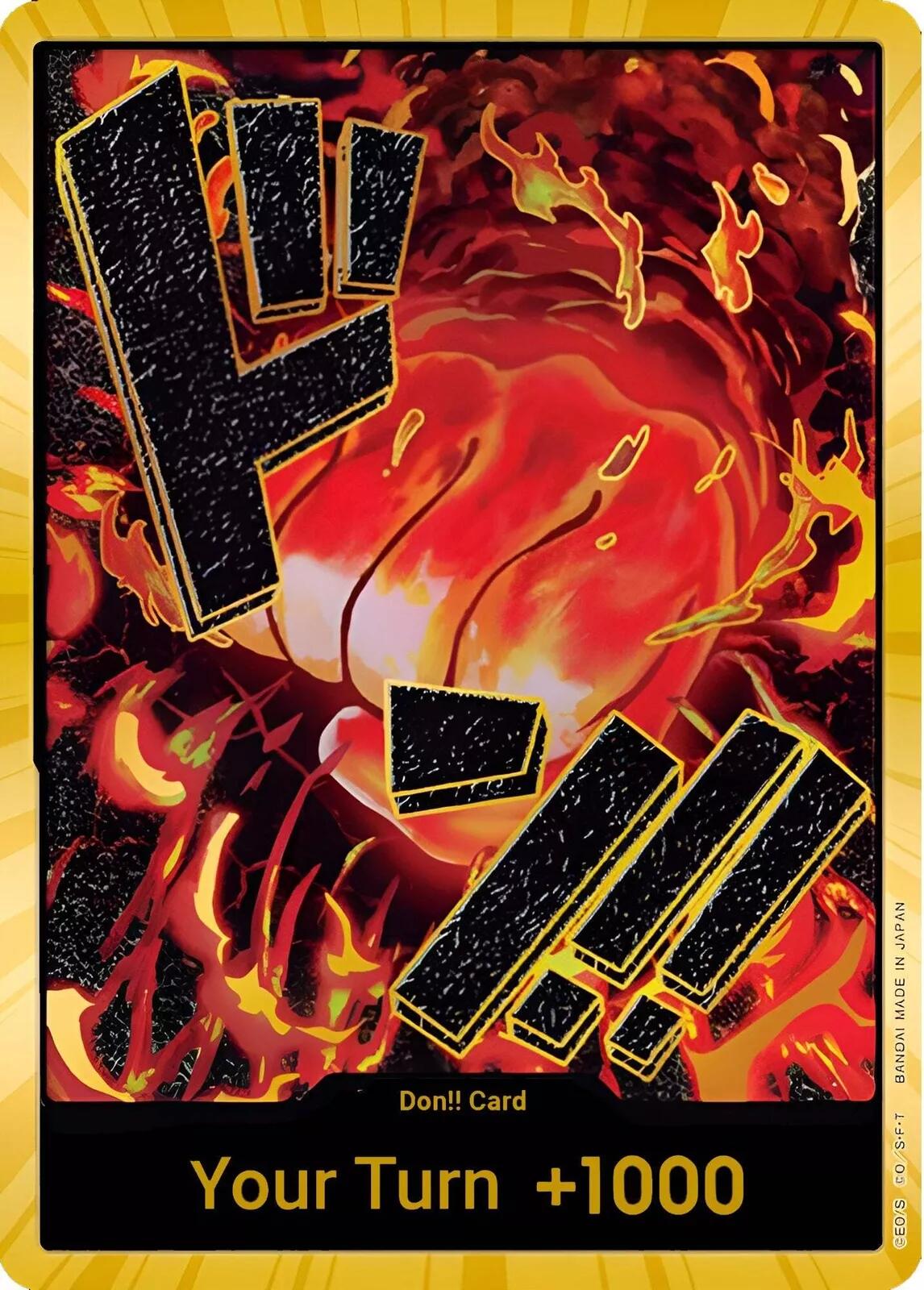 DON!! Card (Sakazuki) (Gold) [Premium Booster -The Best-] | Cards and Coasters CA