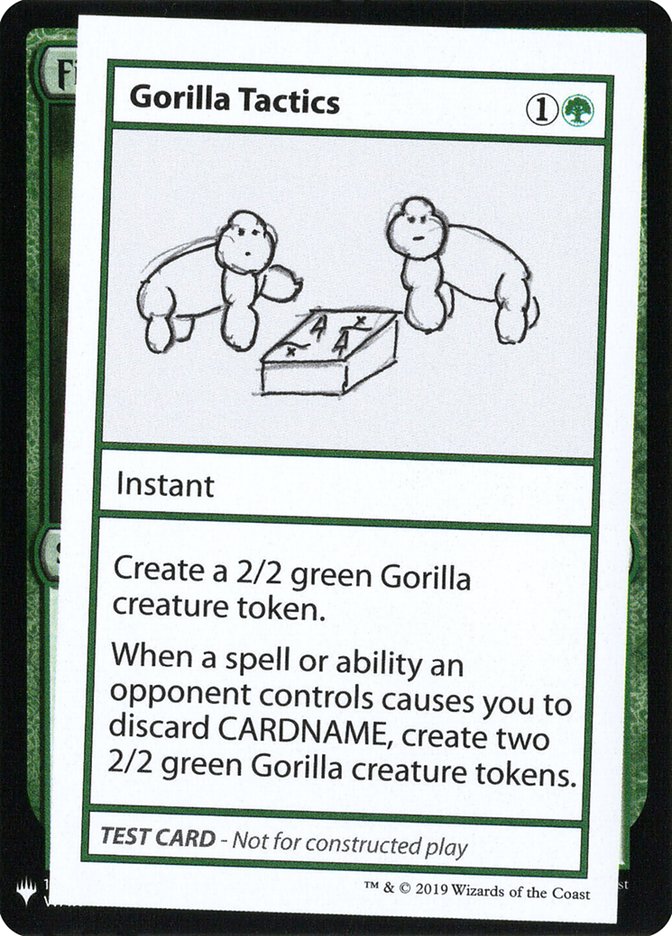 Gorilla Tactics [Mystery Booster Playtest Cards] | Cards and Coasters CA