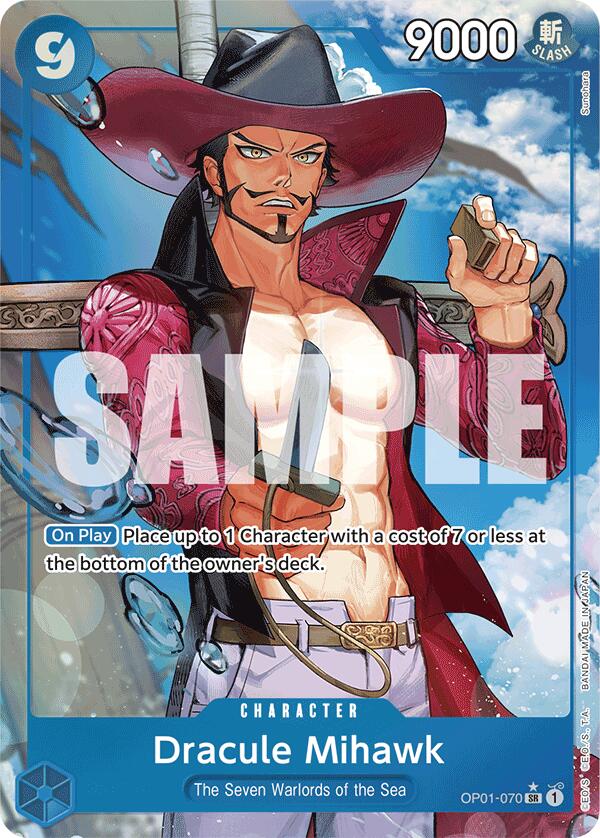 Dracule Mihawk (OP01-070) (Alternate Art) [Premium Booster -The Best-] | Cards and Coasters CA