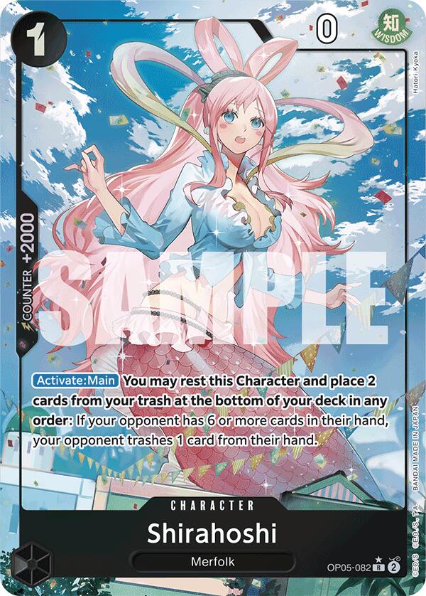 Shirahoshi (OP05-082) (Full Art) [Premium Booster -The Best-] | Cards and Coasters CA