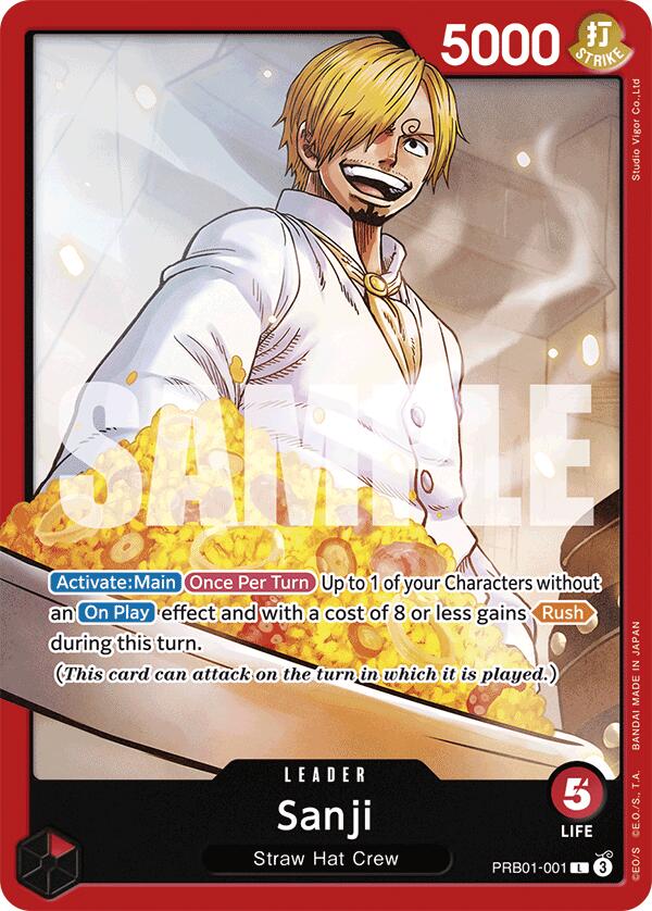 Sanji (PRB01-001) [Premium Booster -The Best-] | Cards and Coasters CA