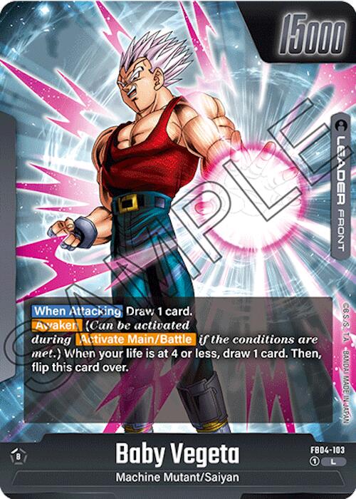 Baby Vegeta // Super Baby 2 [Ultra Limit] | Cards and Coasters CA