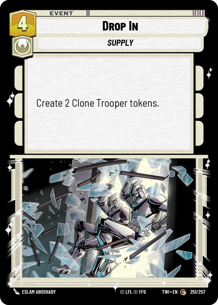 Drop In (251/257) (251/257) [Twilight of the Republic] | Cards and Coasters CA