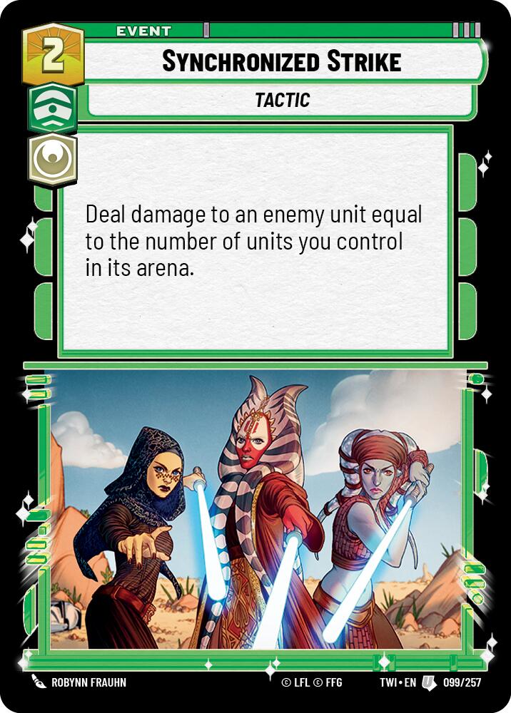 Synchronized Strike (099/257) (099/257) [Twilight of the Republic] | Cards and Coasters CA