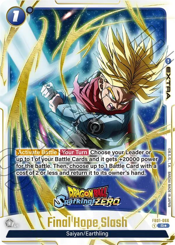 Final Hope Slash (Dragon Ball Sparking! ZERO) [Fusion World Promotion Cards] | Cards and Coasters CA