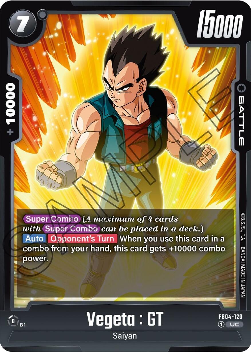 Vegeta : GT [Ultra Limit] | Cards and Coasters CA