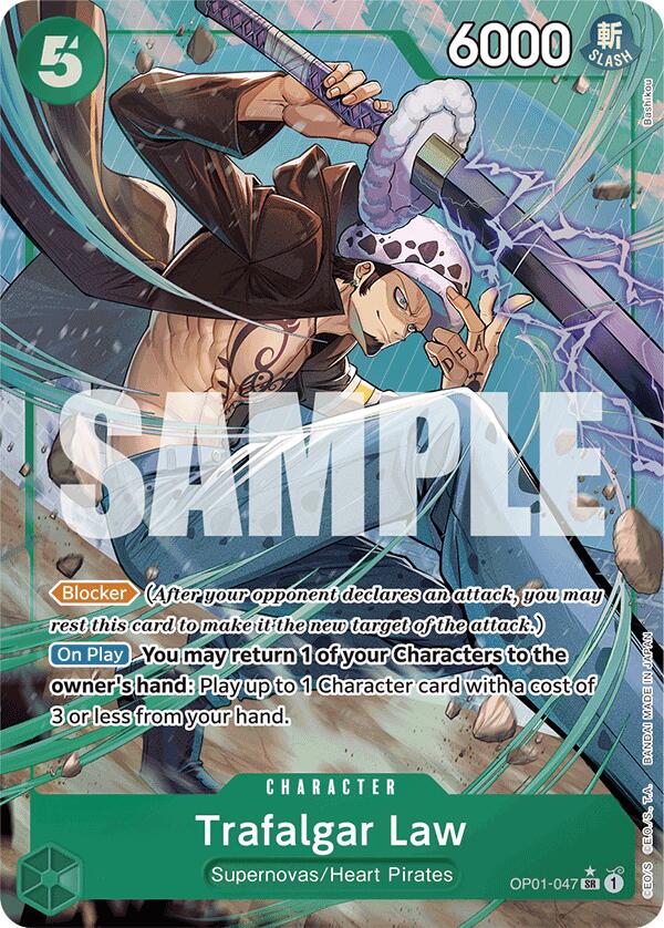 Trafalgar Law (OP01-047) (Full Art) [Premium Booster -The Best-] | Cards and Coasters CA