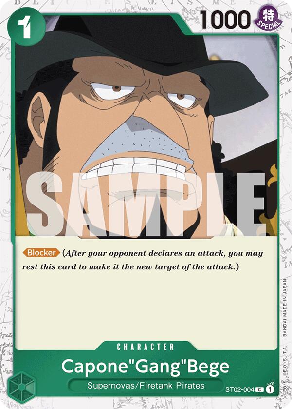 Capone"Gang"Bege (ST02-004) (Jolly Roger Foil) [Premium Booster -The Best-] | Cards and Coasters CA