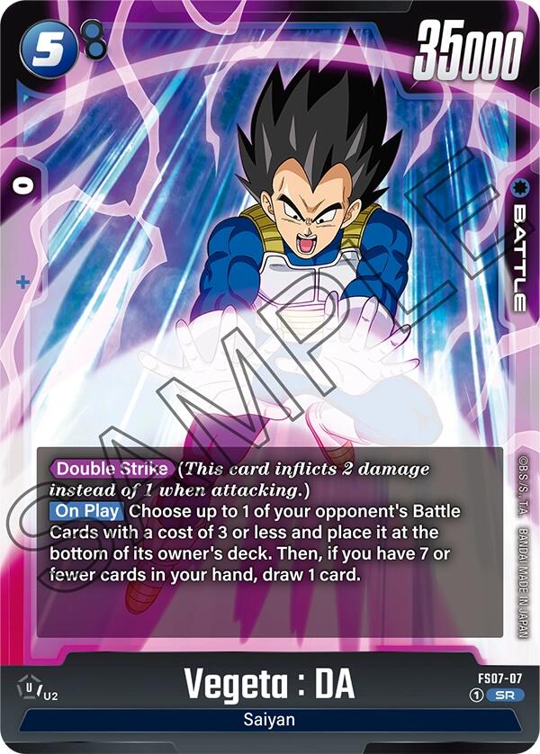 Vegeta : DA [Starter Deck: Vegeta (Mini)] | Cards and Coasters CA