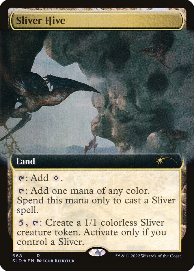Sliver Hive (Extended Art) [Secret Lair Drop Promos] | Cards and Coasters CA